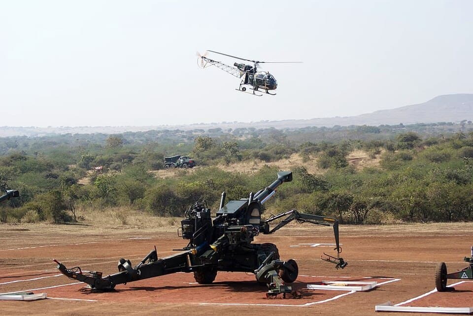Indian Army Aviation Corps and Air Defence Arty Joint Display Ex