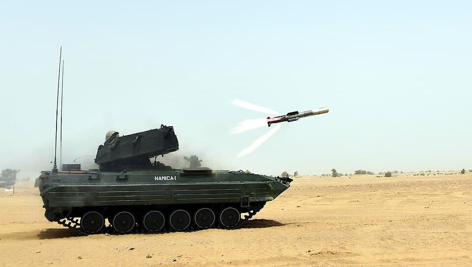 The Indian Army successfully carrying out summer user trials of DRDO developed third Generation Anti-Tank Guided Missile NAG, at Pokhran Field Firing Ranges, Ra